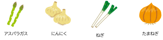 においの原因となりやすい食品